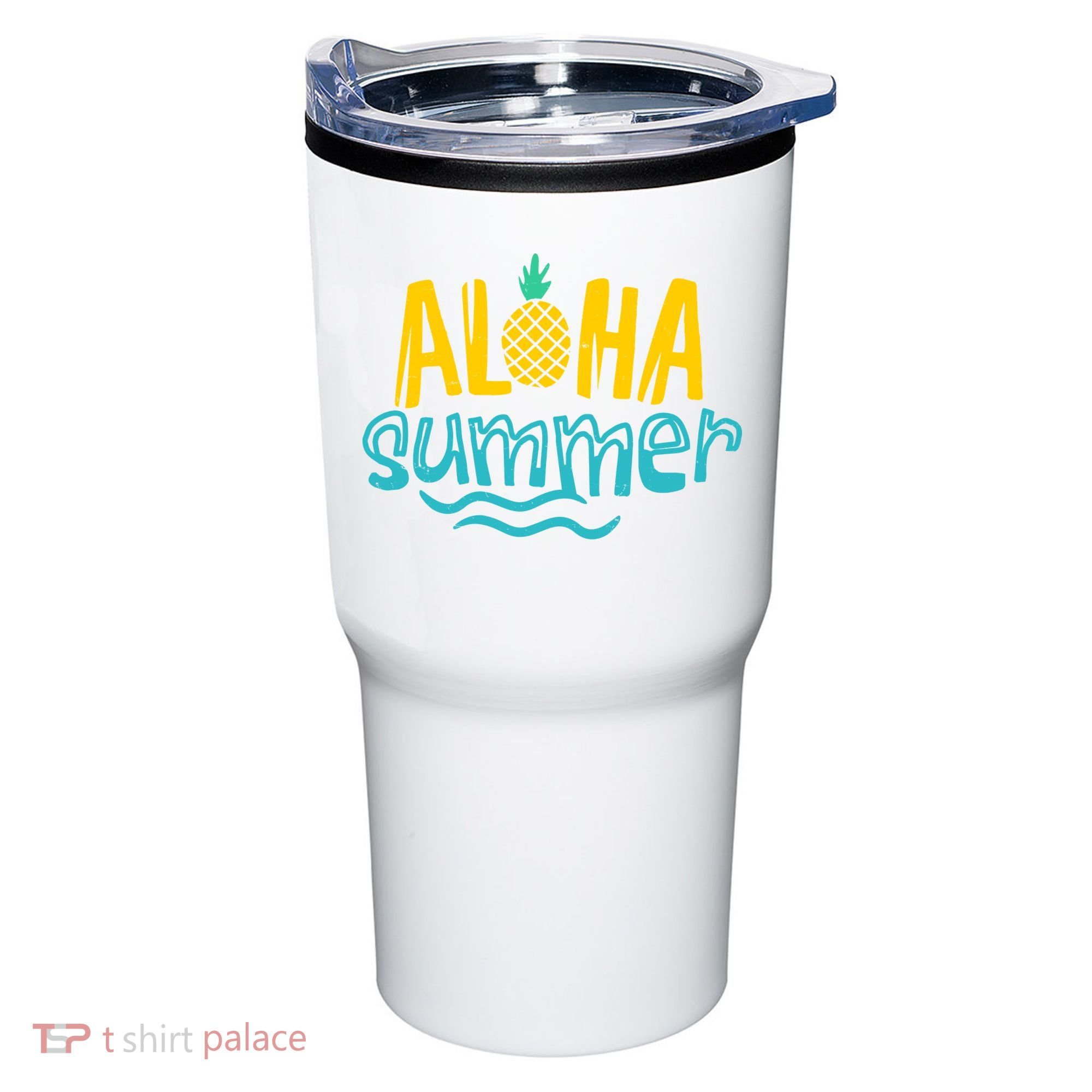 Aloha Summer Pineapple Tropical Tumbler