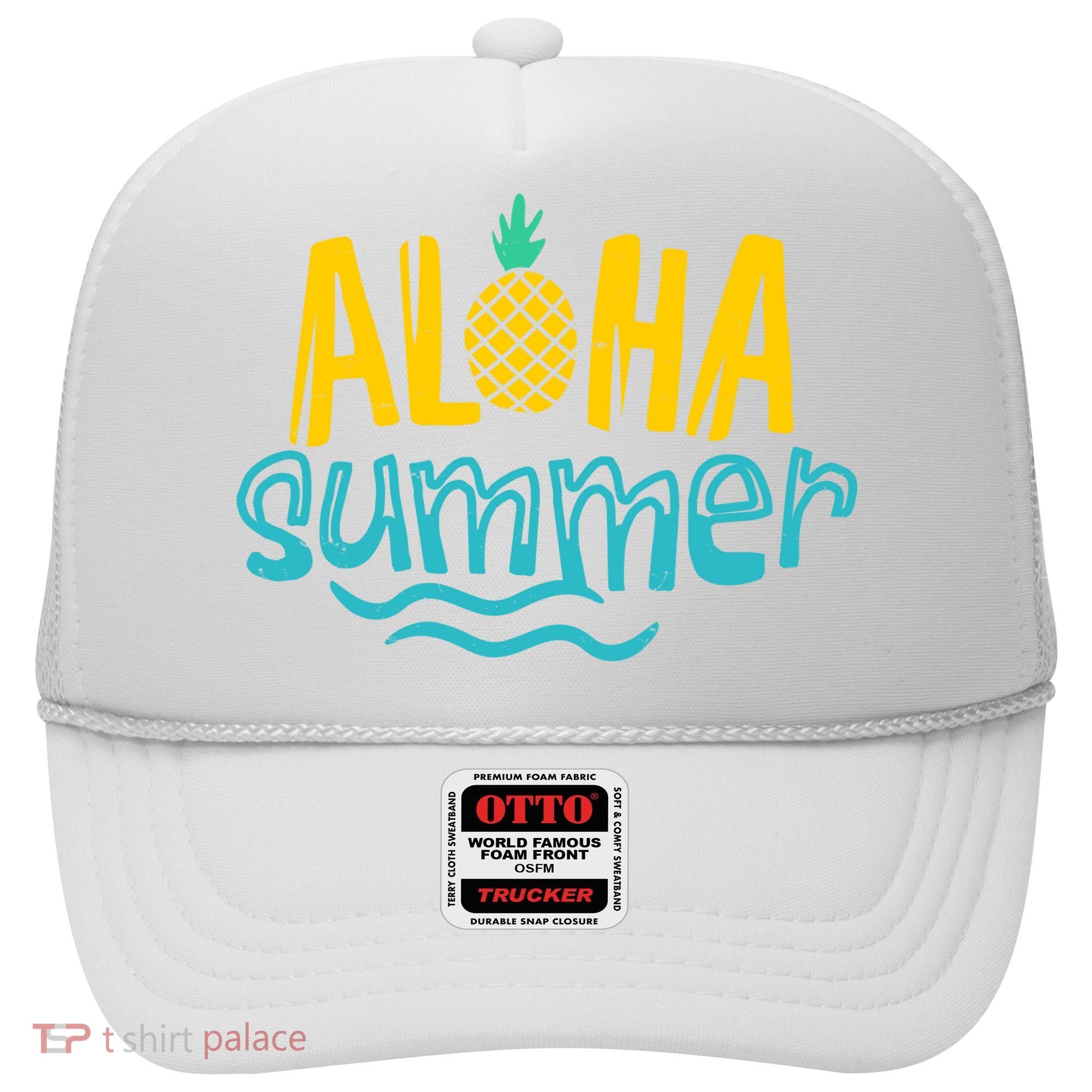 Aloha Summer Pineapple Tropical Hat