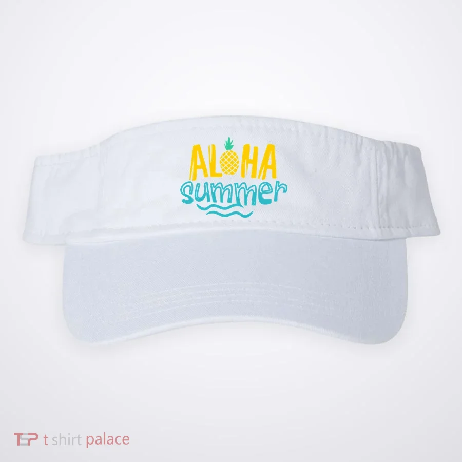 Aloha Summer Pineapple Tropical Visor