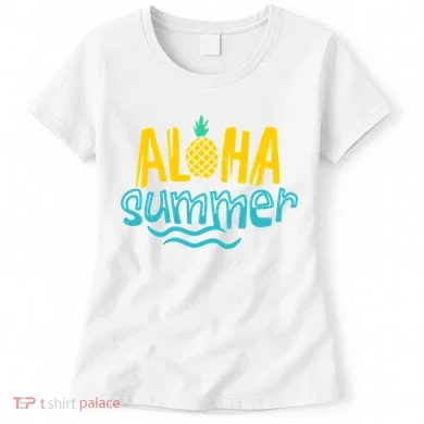 Aloha Summer Pineapple Tropical Women's T-Shirt