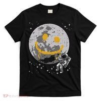 Astronaut Spray Paint Moon Smile Face Space T-Shirt thumb 0