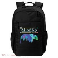 Alaska State Pride Alaska Northern Lights Alaskan Bear Backpack thumb 0