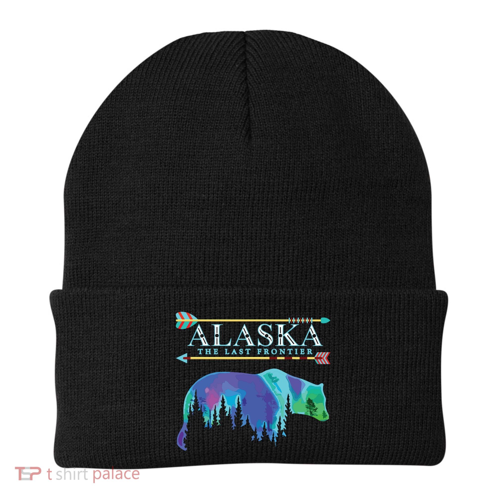 Alaska State Pride Alaska Northern Lights Alaskan Bear Beanie