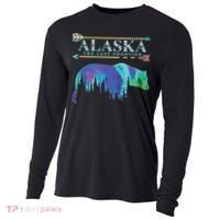 Alaska State Pride Alaska Northern Lights Alaskan Bear Cooling Performance Long Sleeve Crew thumb 0