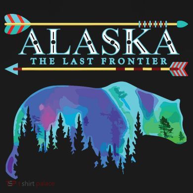 Alaska State Pride Alaska Northern Lights Alaskan Bear Baby Bodysuit