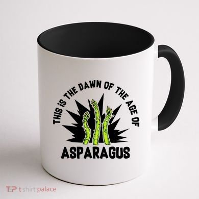 Asparagus Uprising  Coffee Mug back