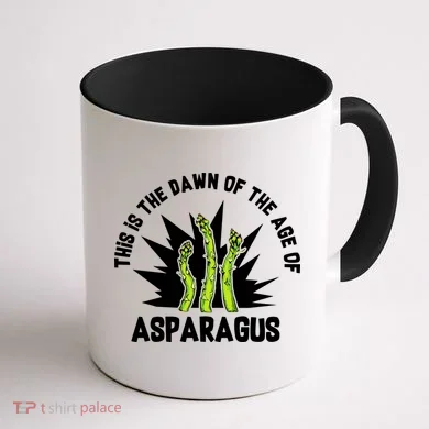 Asparagus Uprising  Coffee Mug back