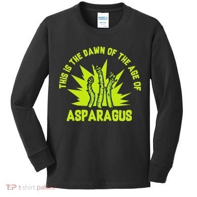 Asparagus Uprising  Kids Long Sleeve Shirt