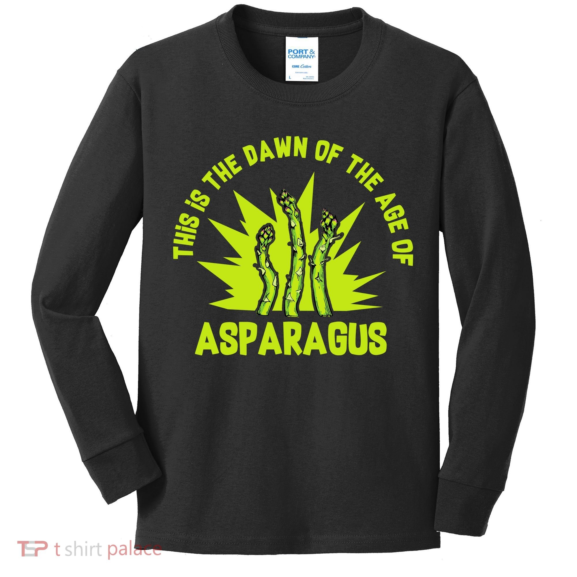 Asparagus Uprising  Kids Long Sleeve Shirt