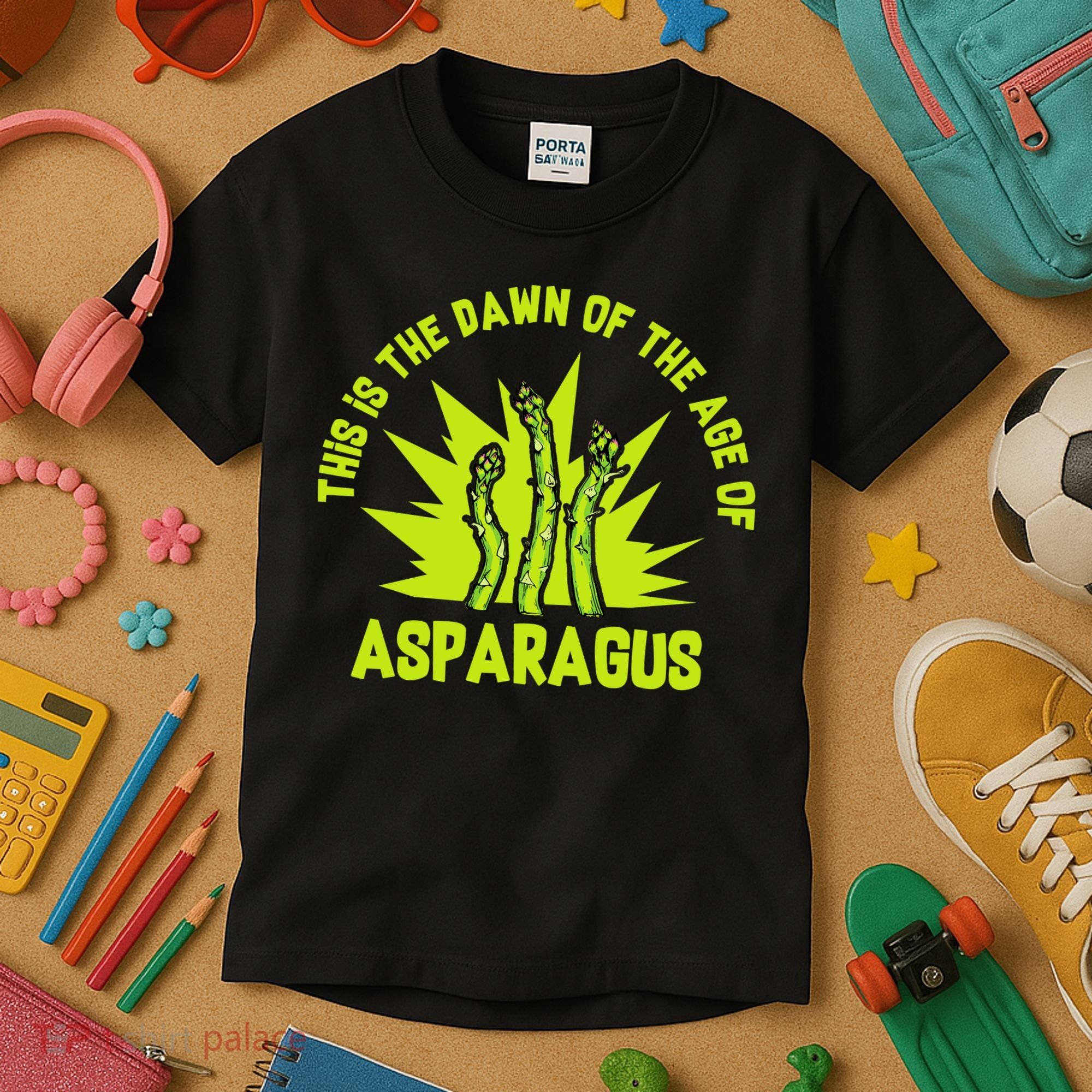 Asparagus Uprising  Kids T-Shirt
