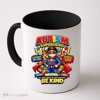 Autism Superhero Quotes Puzzle Pieces Coffee Mug thumb 0