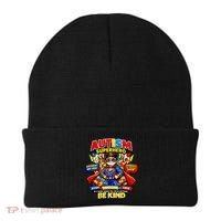 Autism Superhero Quotes Puzzle Pieces Beanie thumb 0