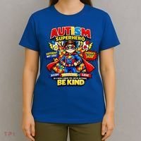 Autism Superhero Quotes Puzzle Pieces T-Shirt thumb 4