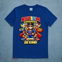 Autism Superhero Quotes Puzzle Pieces T-Shirt thumb 5