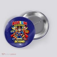 Autism Superhero Quotes Puzzle Pieces Button thumb 0