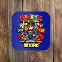 Autism Superhero Quotes Puzzle Pieces Coaster thumb 0