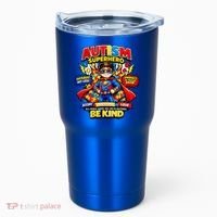 Autism Superhero Quotes Puzzle Pieces Tumbler thumb 0