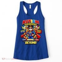 Autism Superhero Quotes Puzzle Pieces Women's Tank Top thumb 0