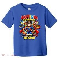 Autism Superhero Quotes Puzzle Pieces Toddler T-Shirt thumb 0
