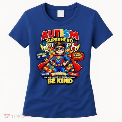 Autism Superhero Quotes Puzzle Pieces Women's T-Shirt