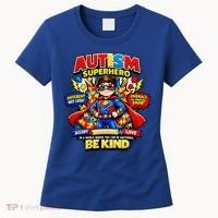 Autism Superhero Quotes Puzzle Pieces Women's T-Shirt thumb 0