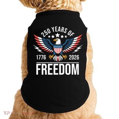 Americas Semi Quincentennial 250th Anniversary Eagle 1176-2026 Doggie Tank
