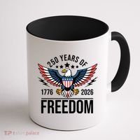 Americas Semi Quincentennial 250th Anniversary Eagle 1176-2026 Coffee Mug thumb 1