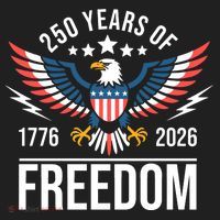 Americas Semi Quincentennial 250th Anniversary Eagle 1176-2026 Beanie thumb 2