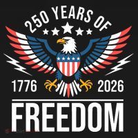 Americas Semi Quincentennial 250th Anniversary Eagle 1176-2026 Women's Hoodie thumb 2