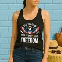 Americas Semi Quincentennial 250th Anniversary Eagle 1176-2026 Women's Tank Top thumb 2