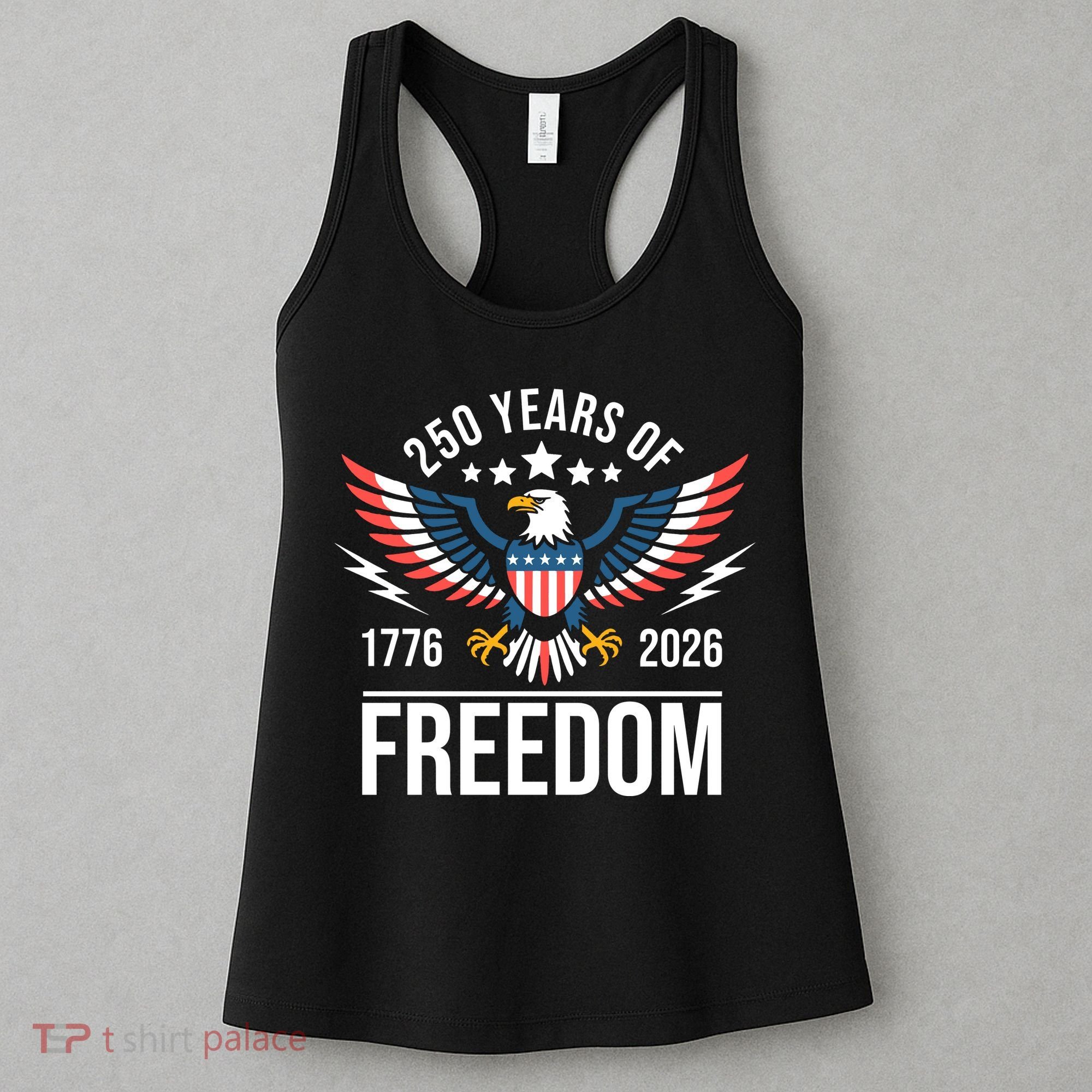 Americas Semi Quincentennial 250th Anniversary Eagle 1176-2026 Women's Tank Top
