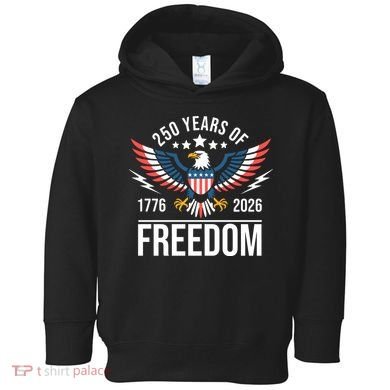 Americas Semi Quincentennial 250th Anniversary Eagle 1176-2026 Toddler Hoodie