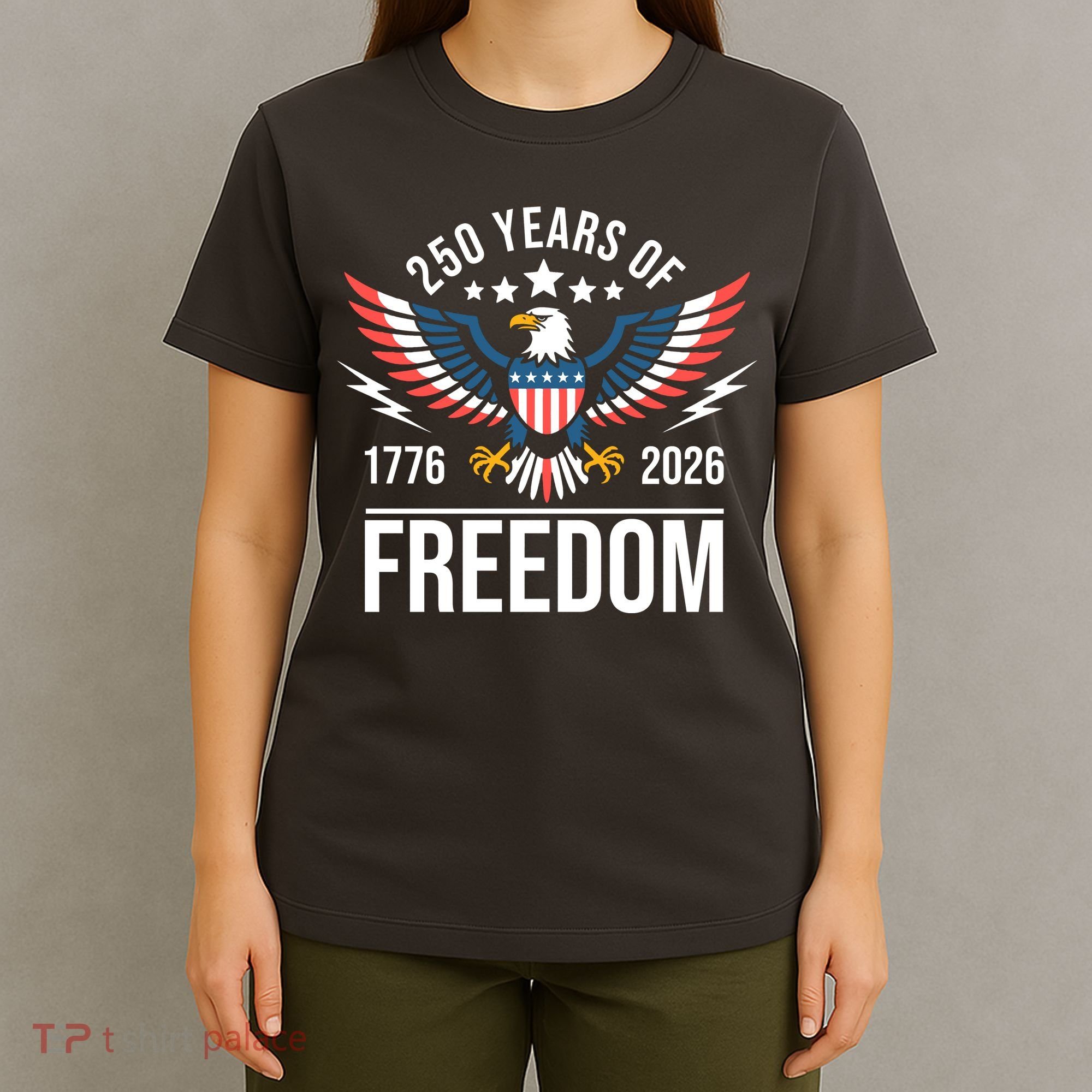 Americas Semi Quincentennial 250th Anniversary Eagle 1176-2026 T-Shirt