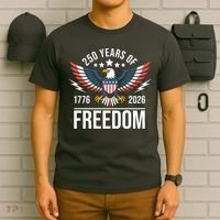 Americas Semi Quincentennial 250th Anniversary Eagle 1176-2026 T-Shirt thumb 6
