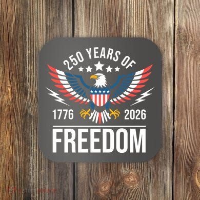 Americas Semi Quincentennial 250th Anniversary Eagle 1176-2026 Coaster