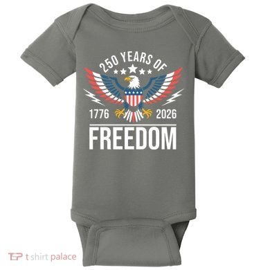 Americas Semi Quincentennial 250th Anniversary Eagle 1176-2026 Baby Bodysuit