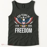 Americas Semi Quincentennial 250th Anniversary Eagle 1176-2026 Tank Top thumb 2