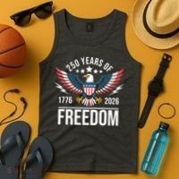 Americas Semi Quincentennial 250th Anniversary Eagle 1176-2026 Tank Top thumb 4
