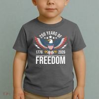 Americas Semi Quincentennial 250th Anniversary Eagle 1176-2026 Toddler T-Shirt thumb 2
