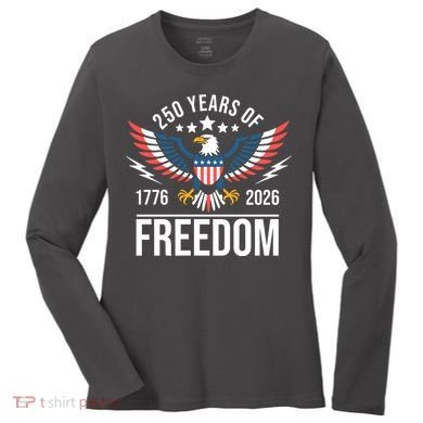 Americas Semi Quincentennial 250th Anniversary Eagle 1176-2026 Women's Long Sleeve Shirt