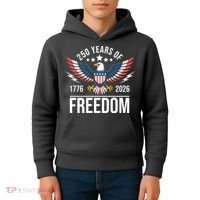 Americas Semi Quincentennial 250th Anniversary Eagle 1176-2026 Kids Hoodie thumb 4