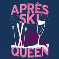 Apres Ski Queen Skiing Winter Sports Funny Party Women's Tank Top thumb 5