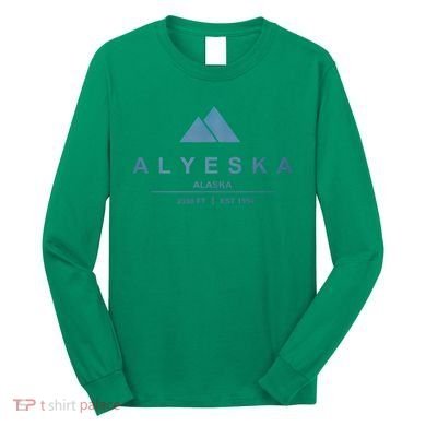 Alyeska Ski Resort Alaska Long Sleeve Shirt