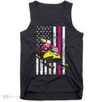 American Snowmobile Rider American Flag Snowmobile Tank Top thumb 0
