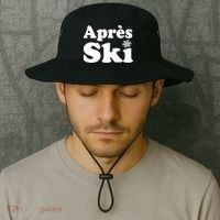Apres Ski Retro Style Snowflake Gift Bucket Hat thumb 2
