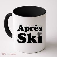 Apres Ski Retro Style Snowflake Gift Coffee Mug thumb 0