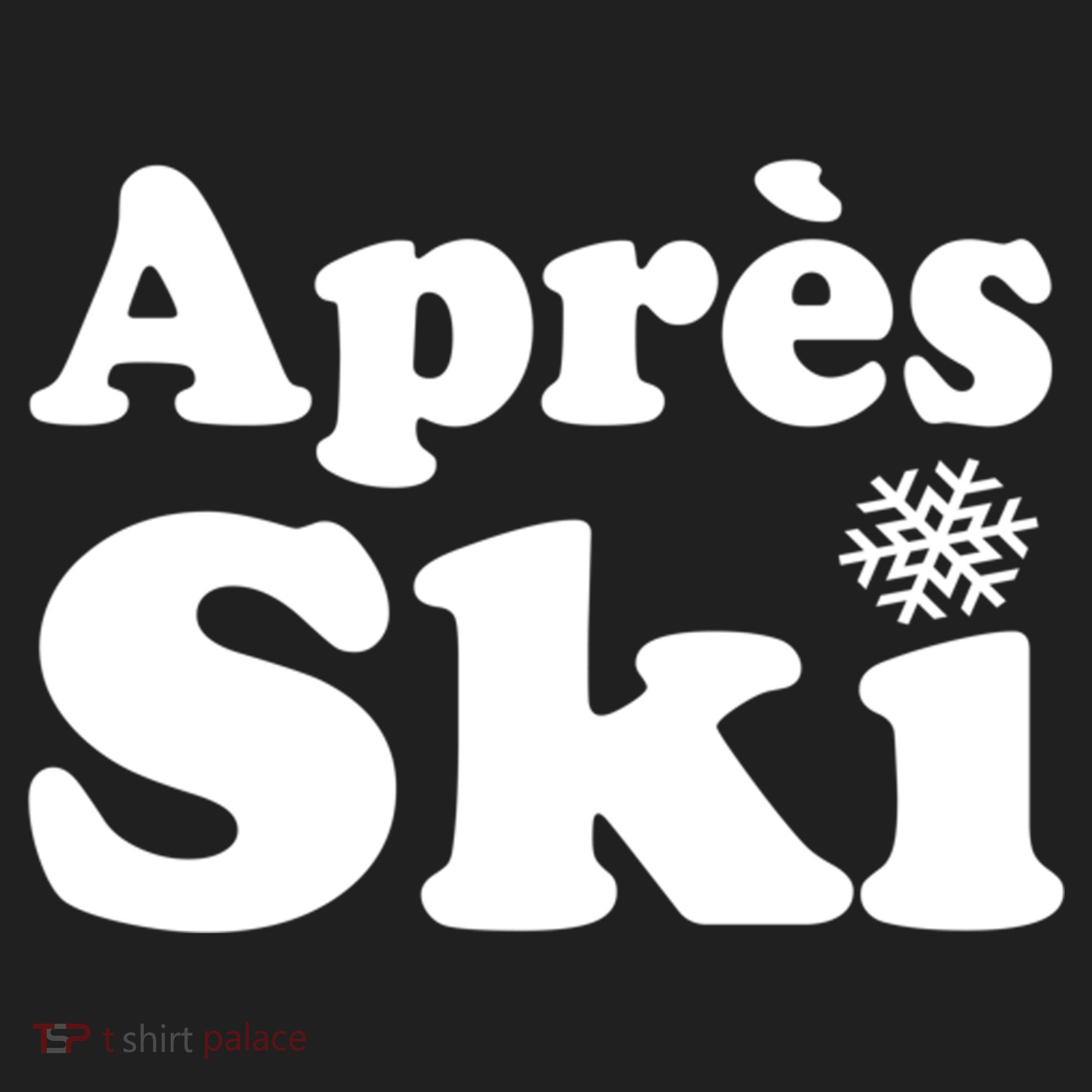 Apres Ski Retro Style Snowflake Gift Beanie
