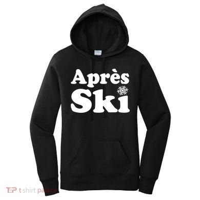 Apres Ski Retro Style Snowflake Gift Women's Hoodie