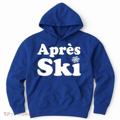 Apres Ski Retro Style Snowflake Gift Hoodie