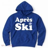 Apres Ski Retro Style Snowflake Gift Hoodie thumb 0